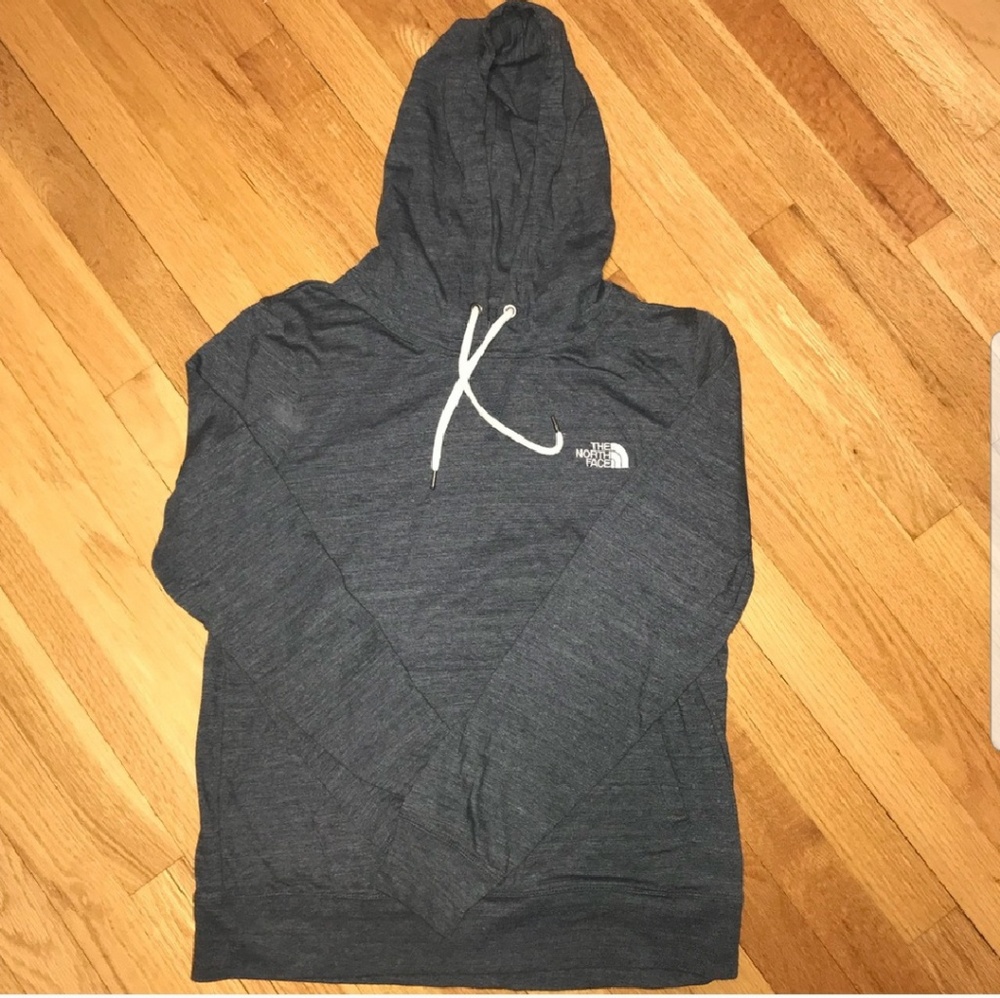 BLUE NORTHFACE PULLOVER SWEATSHIRT